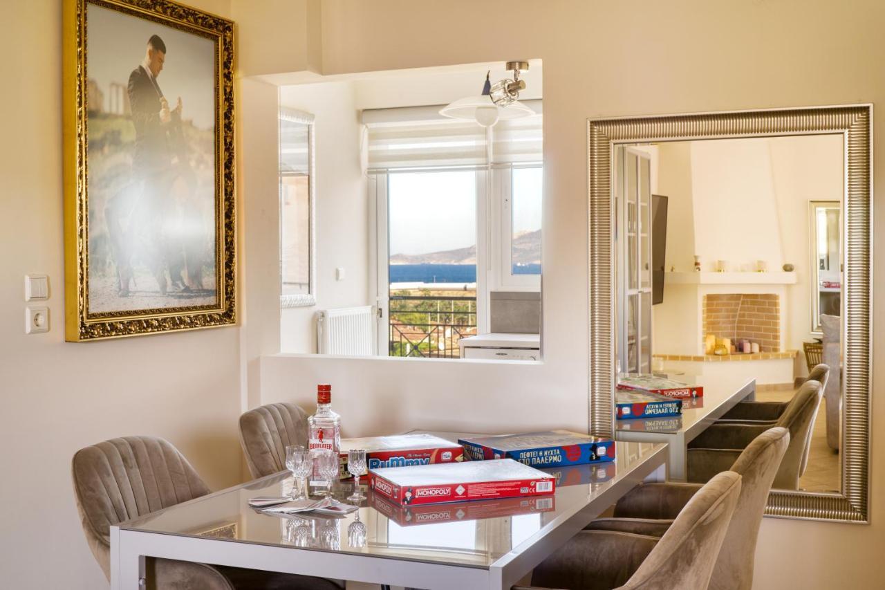 Sea & Mountain Apartment Close To Port And City Lávrion Екстериор снимка